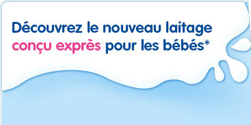 Découvrez le nouveau laitage conçu exprès pour les bébés*