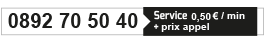 0892 70 50 40