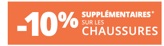 -10% supplémentaires sur les soldes Chaussures