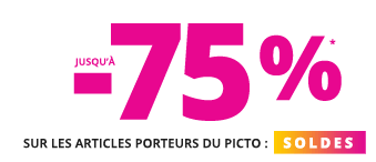 jusqu'à -75%