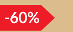 Moins soixante pour cent