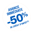 Avance immédiate de crédit d'impôt(1)