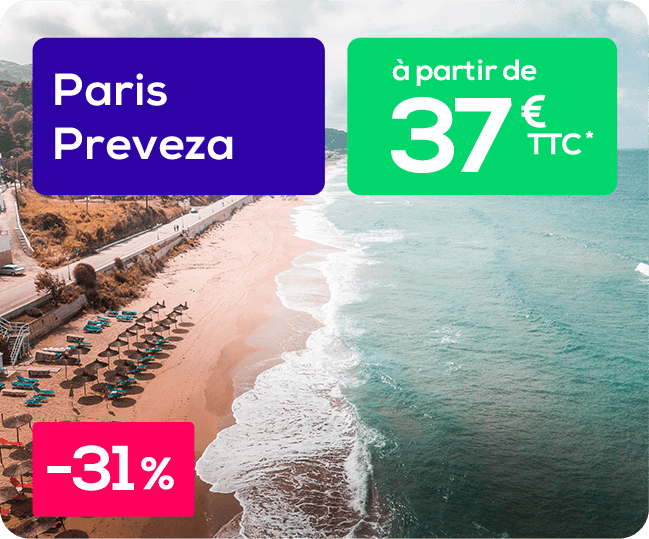 Paris Preveza à partir de 37€ TTC*