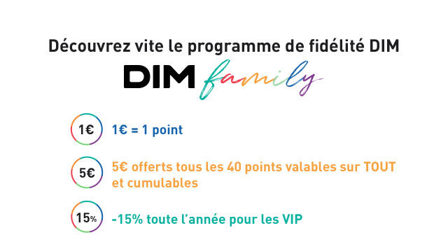 Découvrez vite le programme de fidélité DIM